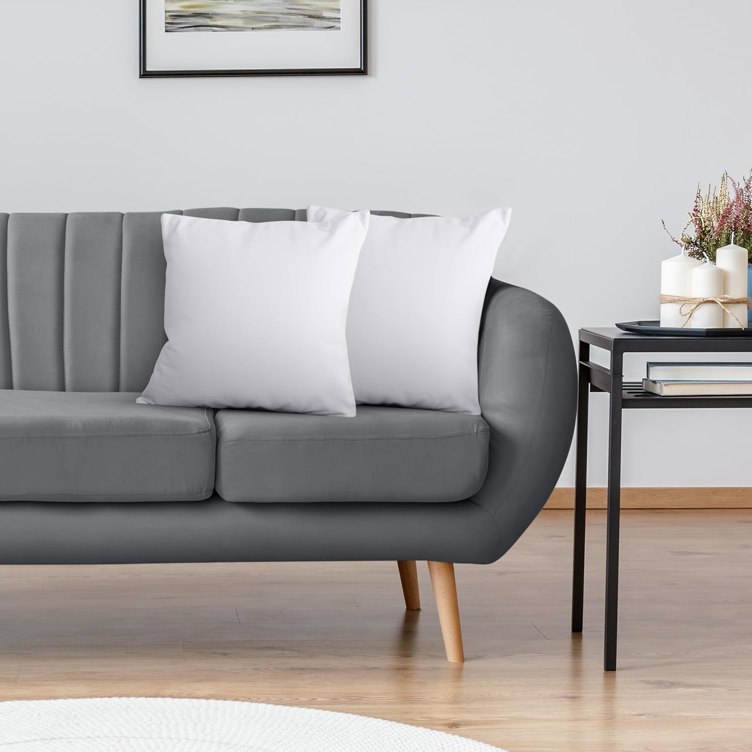 Utopia Bedding Throw Pillows Insert (Pack of 2, White) - 18 x 18 Inches Bed and Couch Pillows - Indoor Decorative Pillows - Image 8